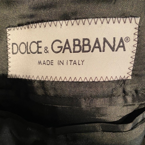 DOLCE & GABBANA Suit Men’s Black Sz 52L - Picture 7 of 12